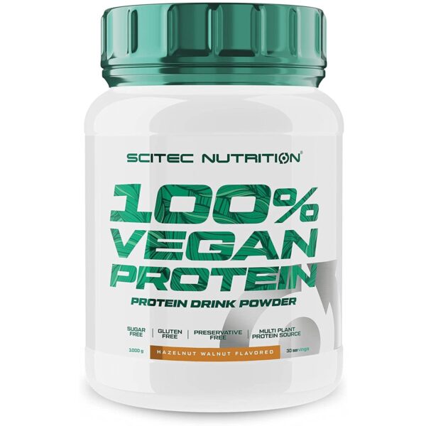 Scitec 100% Vegan Protein - Haselnuss-Walnuss