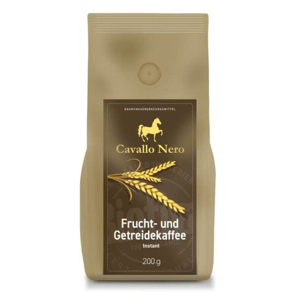 Biotiva CAVALLO NERO Frucht- & Getreidekaffee Bio