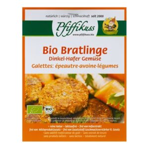 Pfiffikuss Bio Bratlinge Dinkel-Hafer-Gemüse