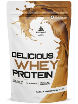 PEAK Delicious Whey Protein - Geschmack Hazel- & Peanut Dream