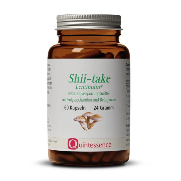 Shii-take - Lentinulin Kapseln in Bioqualität von Quintessence