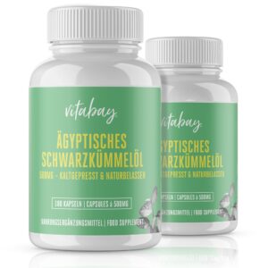 Vitabay ÄGYPTISCHES Schwarzkümmelöl 500 mg