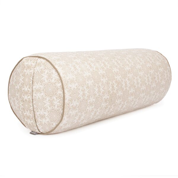 Maharaja Collection: Gemustertes Yoga-Bolster (rund)