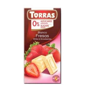 Torras White&Strawberries Chocolate