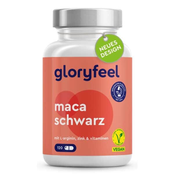 gloryfeel® Schwarzer Maca Extrakt + L-Arginin