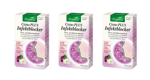 3x Alsiroyal Cistus PLUS Infektblocker 3x30 Tabletten