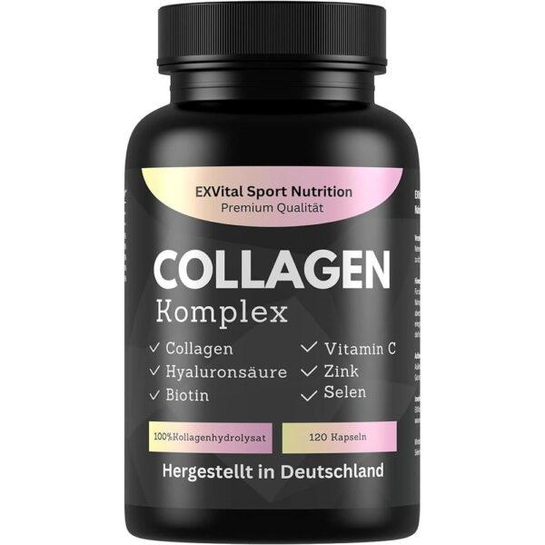 EXVital® Collagen Hyaluronsäure Komplex 120 Kapseln Kollagen