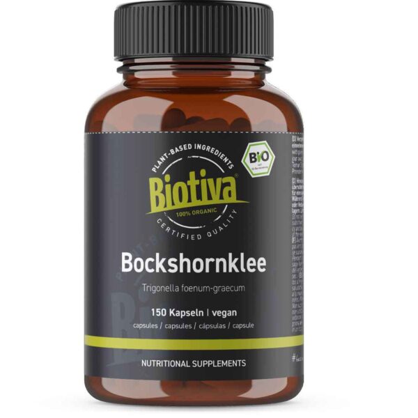 Biotiva Bockshornklee Samen Kapseln Bio