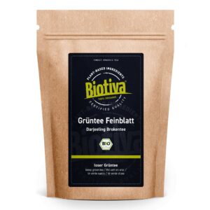 Biotiva Darjeeling Grüntee Feinblatt Bio