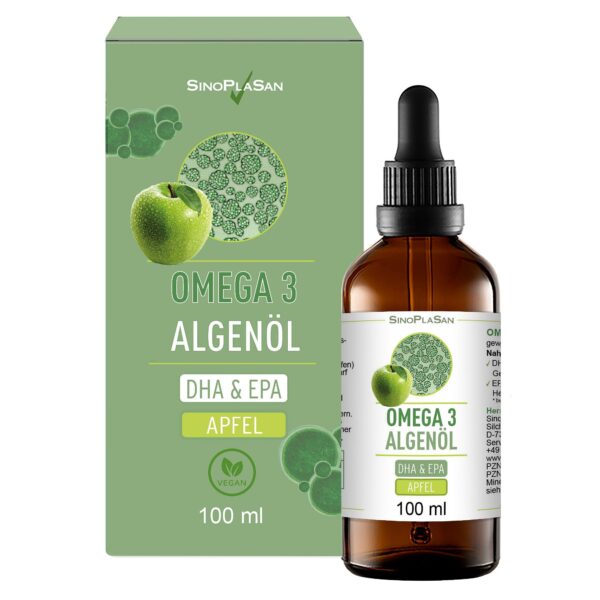 SinoPlaSan Omega-3 Algenöl Apfel