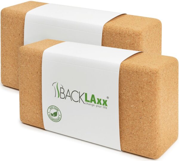 BACKLAxx® Yoga Block Kork Set