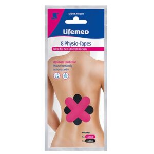 Lifemed Physio-Tapes 15 cm x 5 cm farbig sortiert "Unterer Rücken"