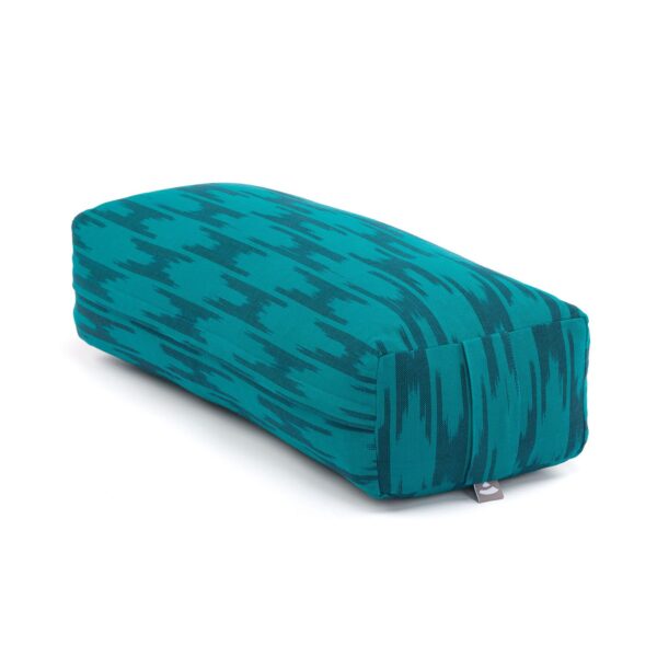 ETHNO Collection: Salamba (rechteckig) Yoga-Bolster Ikat-Webstoff