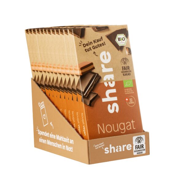 share Bio Schokoladentafel Nougat