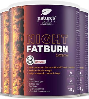 Nature's Finest Night FatBurn Extreme - Fatburner - ultimative 4-in-1 Nacht-Fettverbrenner