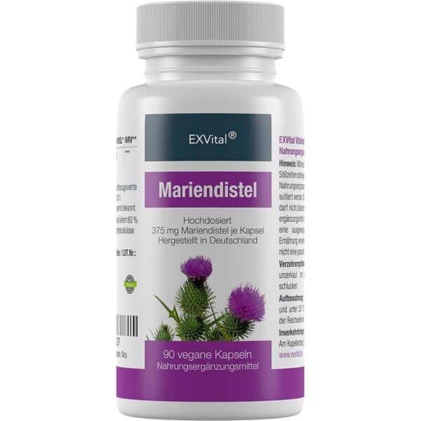 EXVital® Mariendistel Extrakt Kapseln - 60% Silymarin