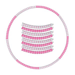 Sport-Knight® Hula Hoop Edelstahl-Reifen Pink