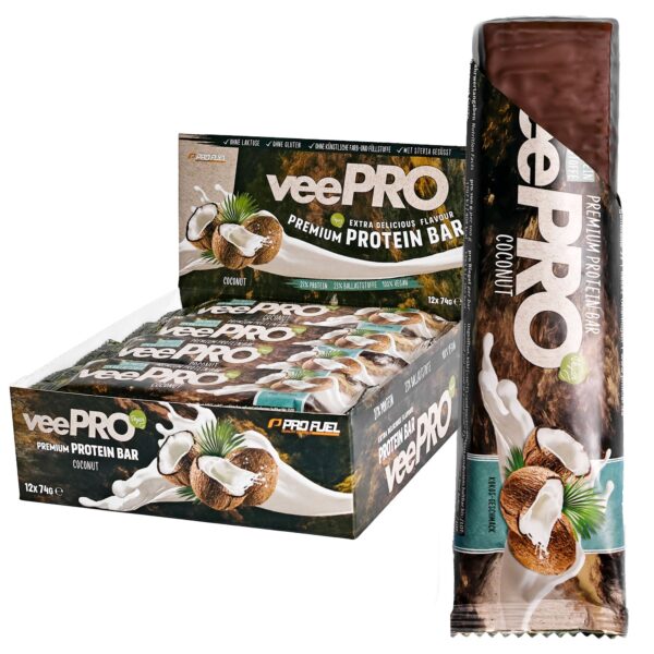 ProFuel - veePRO Proteinriegel - Kokosnuss - 27% Protein