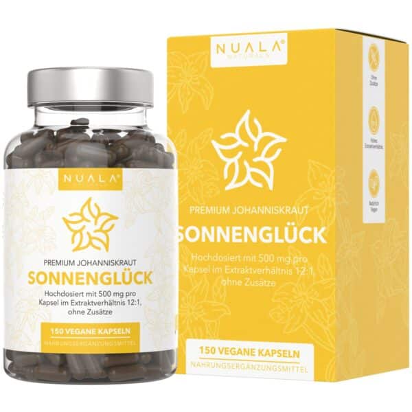 Nuala Naturals® - SONNENGLÜCK Johanniskraut Extrakt 12:1