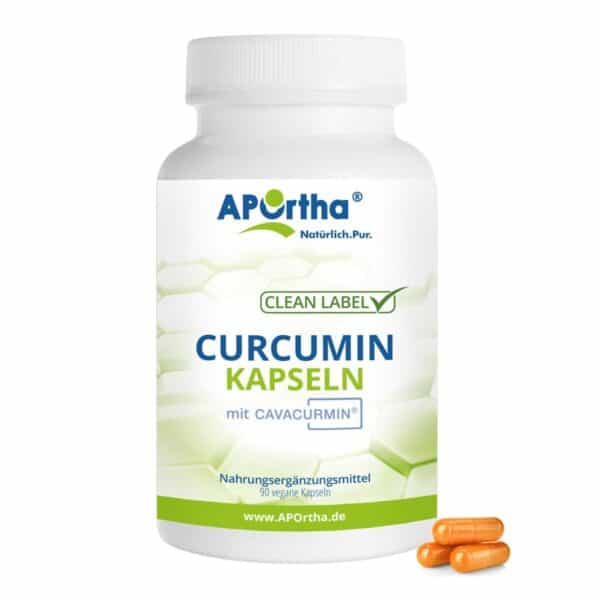 APOrtha® Curcumin-Kapseln mit CAVACURMIN® Curcuma-Extrakt