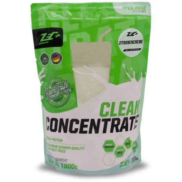 ZEC+ CLEAN CONCENTRATE Protein/ Eiweiß Lemon Curd