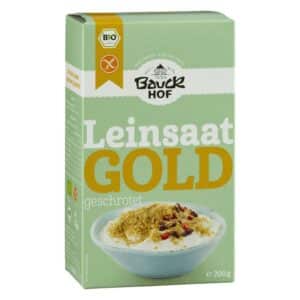 Bauckhof Leinsaat Gold geschrotet glutenfrei