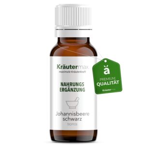 Kräutermax Johannisbeere schwarz Tropfen mit Johannisbeerknospen-Extrakt