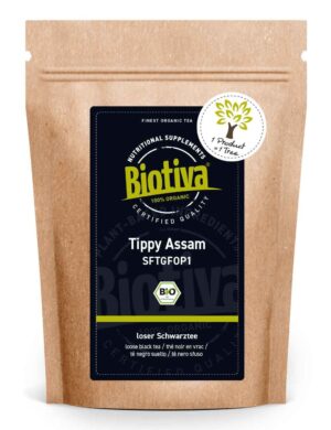 Biotiva Tippy Assam SFTGFOP1 Schwarztee Bio