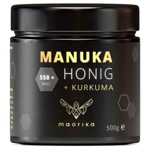 maorika Manuka Honig MGO 550+ mit Kurkuma