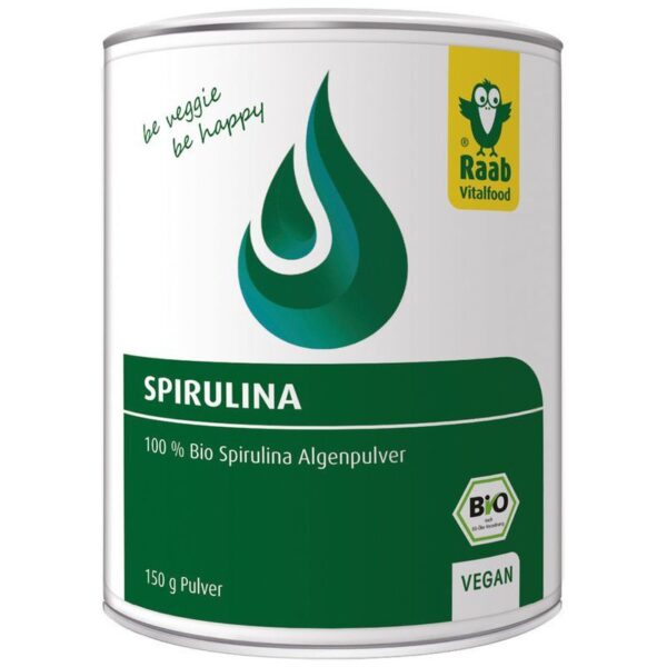 Raab BIO Spirulina Mikroalgen Pulver 150g