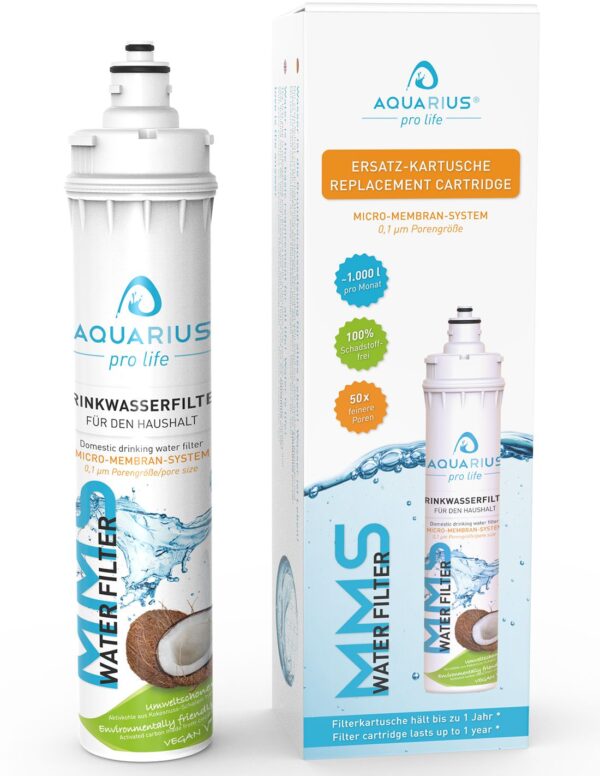 AQUARIUS pro life - MMS-Water-Filter Ersatzkartusche