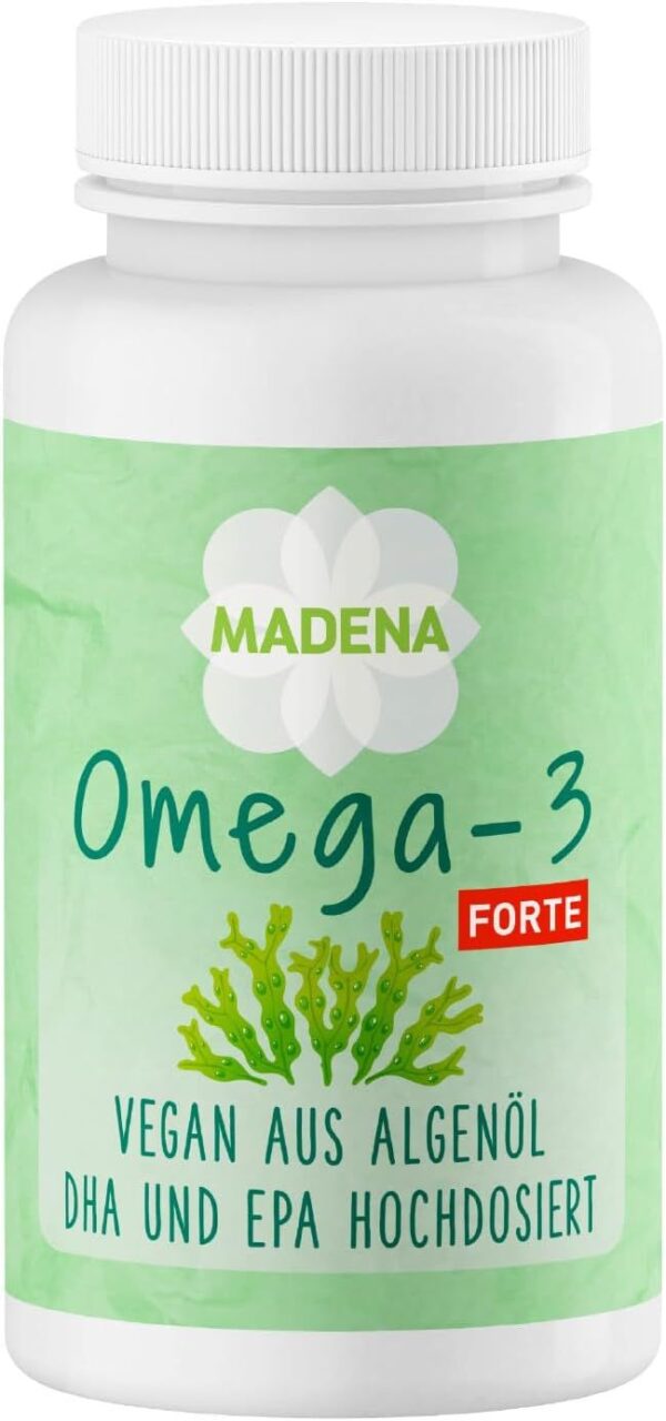 MADENA Algenöl Omega 3 Vegan Kapseln