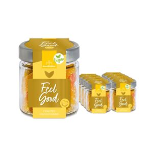 naschlabor 8 Gläser Fruchtgummi Vegan Feel Good Groß-Verpackung