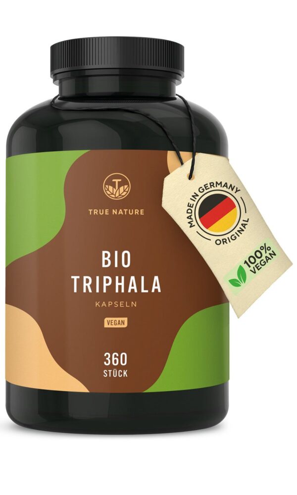 TRUE NATURE® Bio Triphala Kapseln - Vegan & Made in Germany