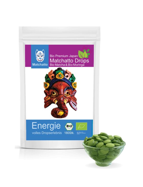 Matchatto Matcha Presslinge Moringa Bio