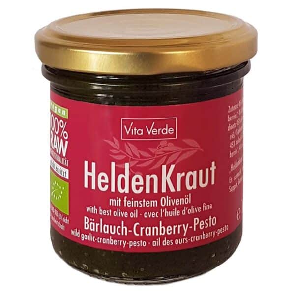 Vita Verde HeldenKraut Bio Pesto Bärlauch Cranberry