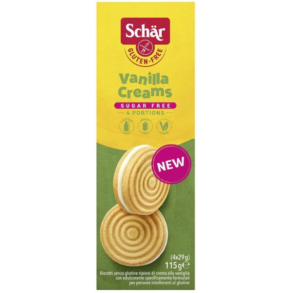 Schär Vanilla Creams Zuckerfrei glutenfrei