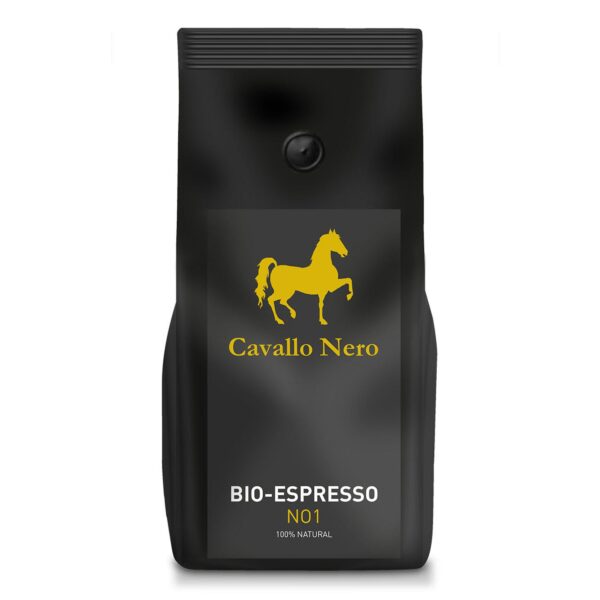 Biotiva Cavallo Nero Espresso No1 gemahlen Bio