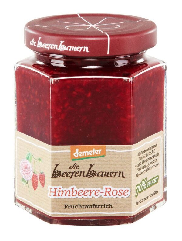 die beerenbauern - Himbeere-Rose Fruchtaufstrich