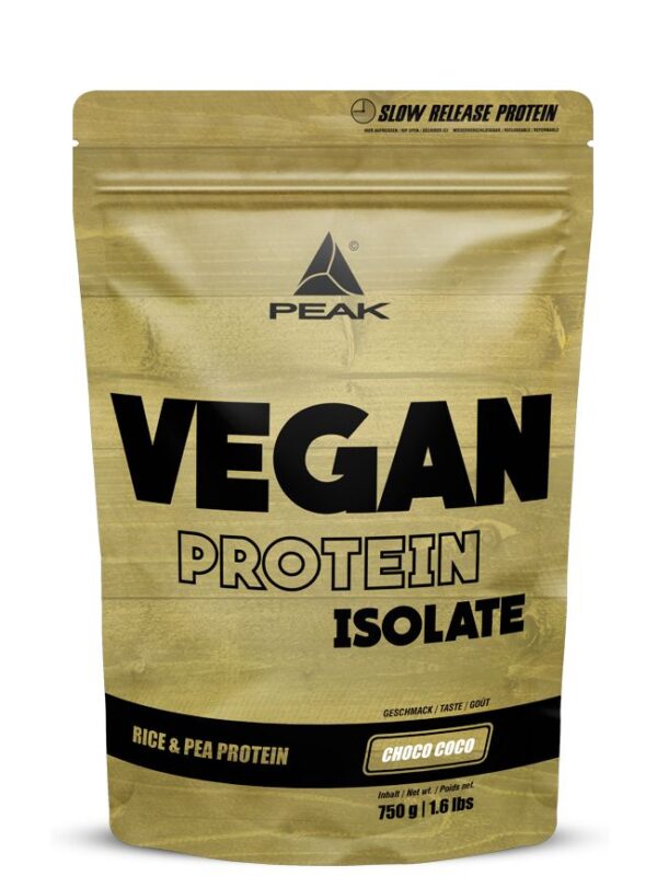 PEAK Vegan Protein Isolat - Geschmack Choco Coco