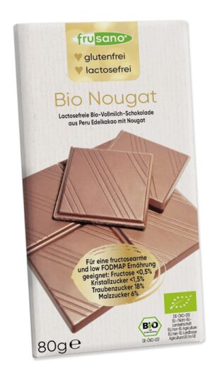 Frusano Bio Nougat Schokolade