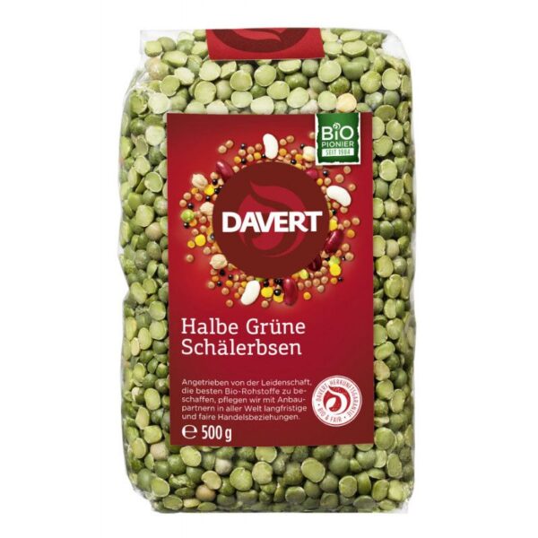 Davert - Halbe Grüne Schälerbsen