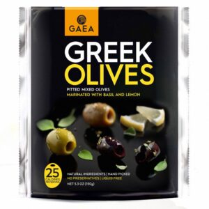 GAEA Greek Olives Basilikum