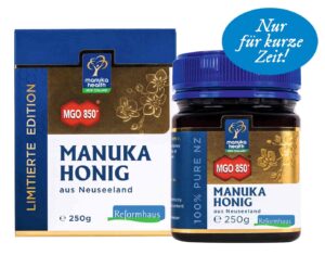 Neuseelandhaus Manuka Honig MGO850+ 250g