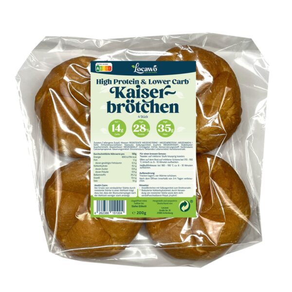 Locawo High Protein & Low Carb Kaiserbrötchen