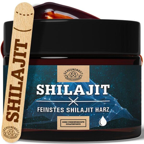 Scheunengut® Shilajit Harz | Original mit Dosierlöffel