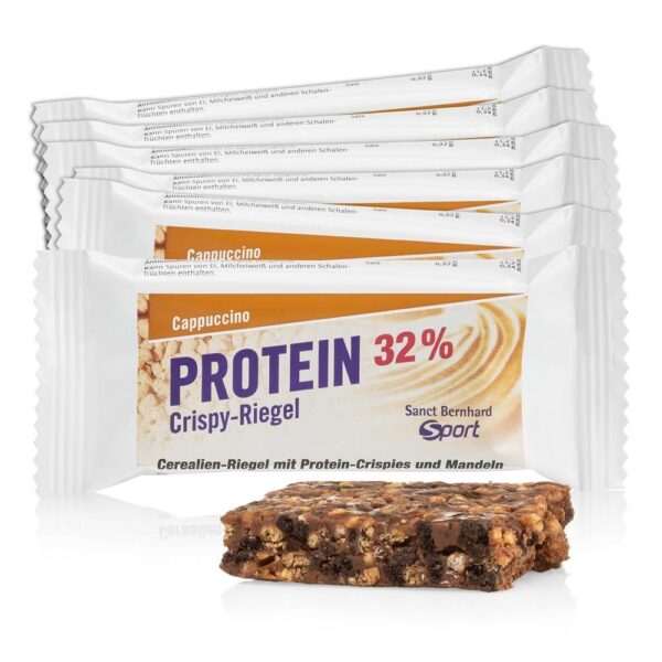 Sanct Bernhard Sport Protein-Crispy-Riegel 32 %