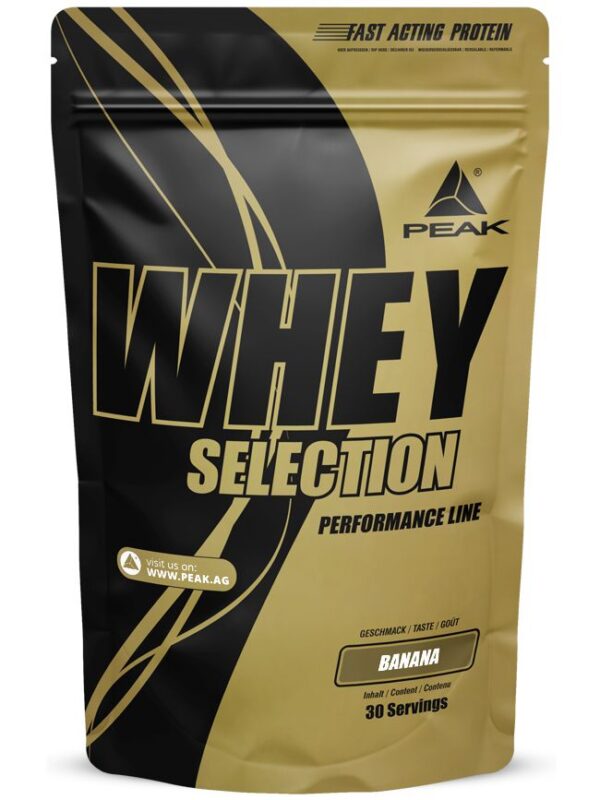 PEAK Whey Selection - Geschmack Banana