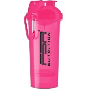 FSA NUTRITION Protein Shaker mit Pulverfach