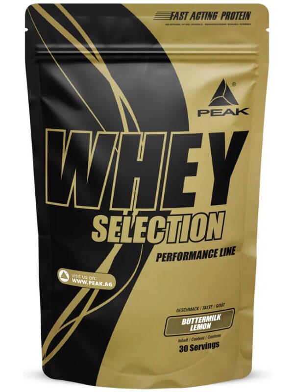 PEAK Whey Selection - Geschmack Buttermilk Lemon